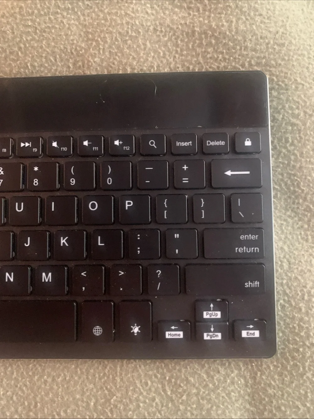 GUC Sharkk Slim Bluetooth Backlit Keyboard. Model: ABK06. Black